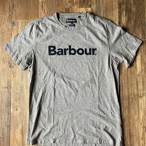 NWOT gray Barbour mens tshirt size large tailored fit